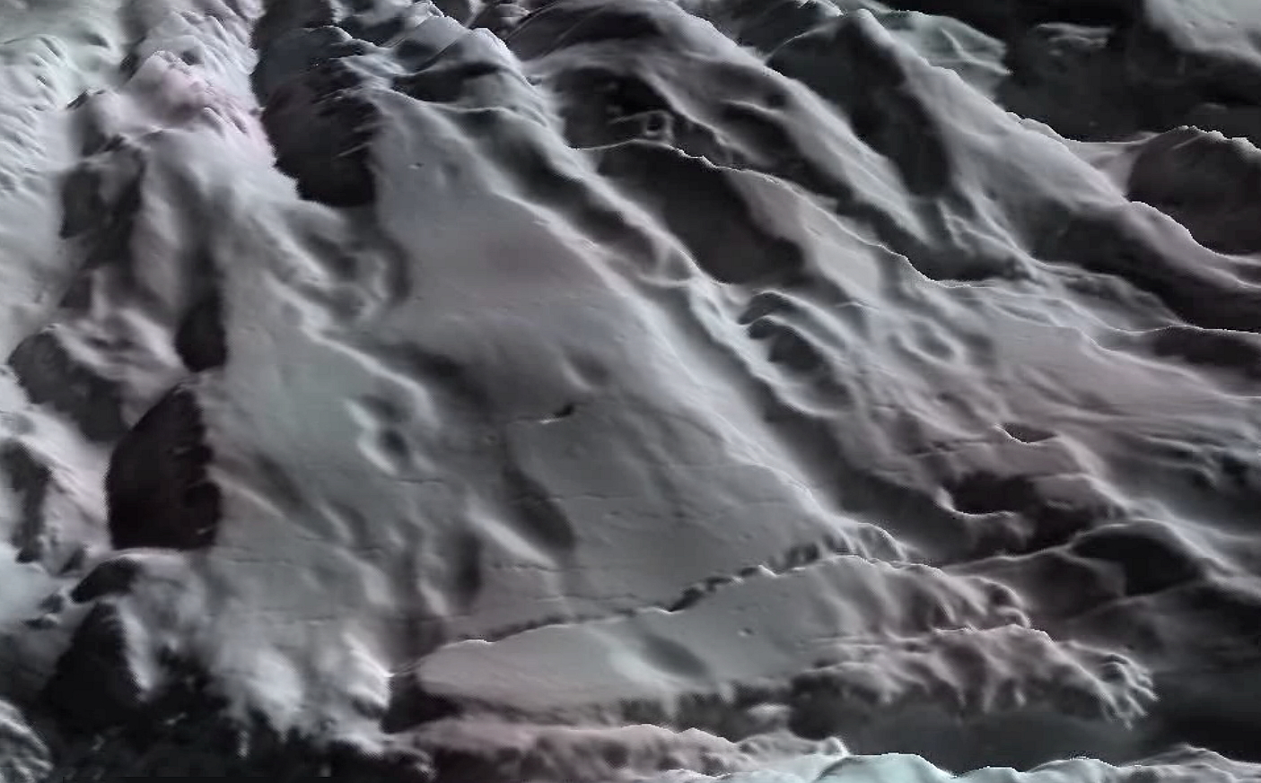 Saturn's Snowy Moon Enceladus Might Be a Skier's Paradise